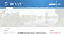 Desktop Screenshot of litultovice.cz